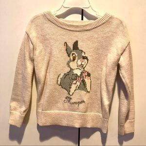 Gab with Disney Thumper sweater 2T